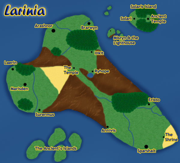 Larinia Map